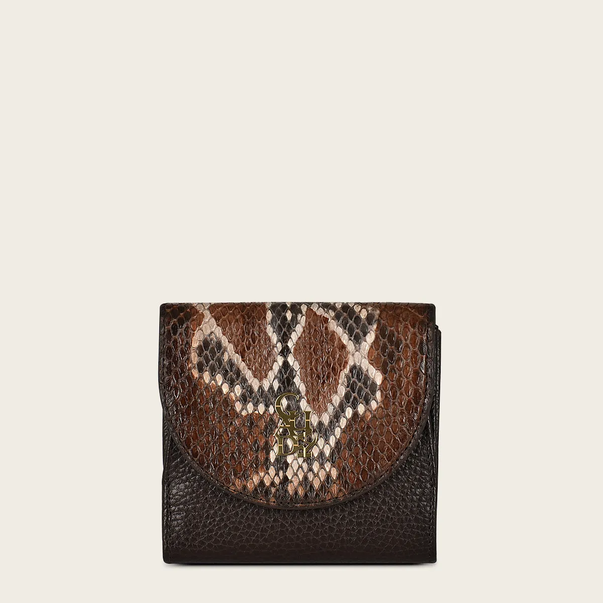 Brown exotic wallet