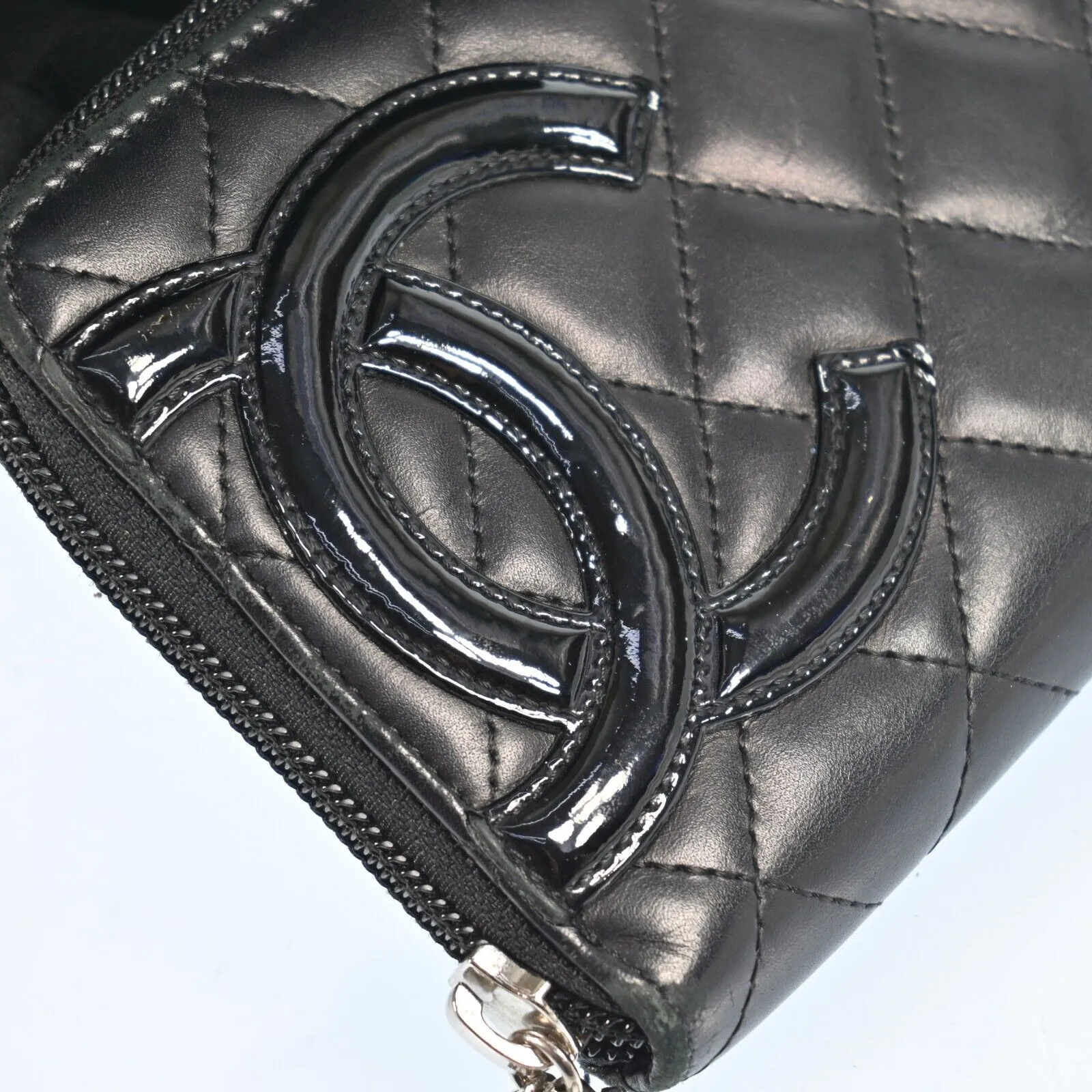 Chanel Cc Coco Logos Cambon Leather