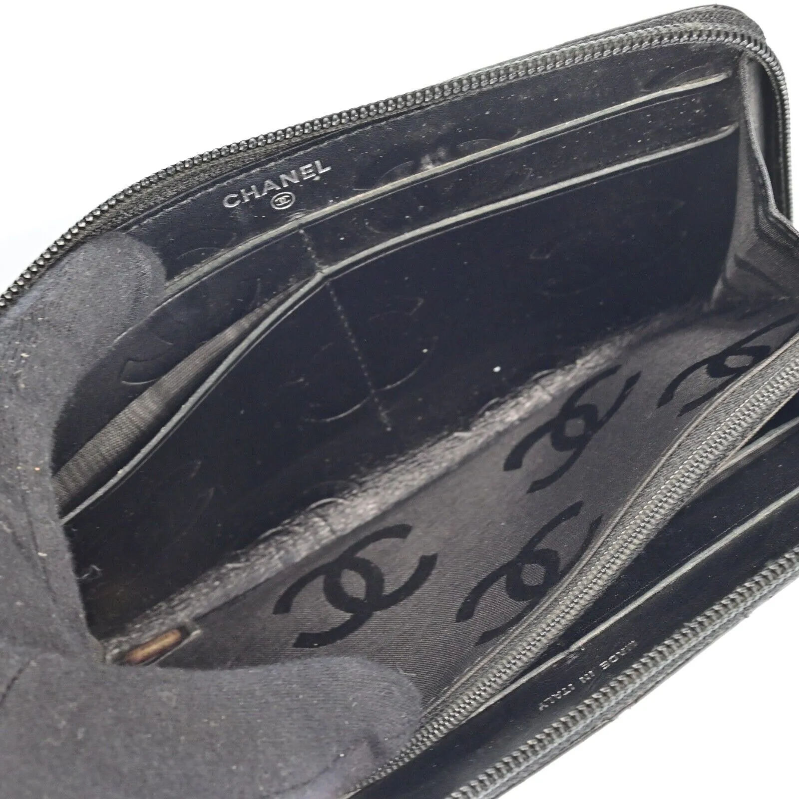 Chanel Cc Coco Logos Cambon Leather