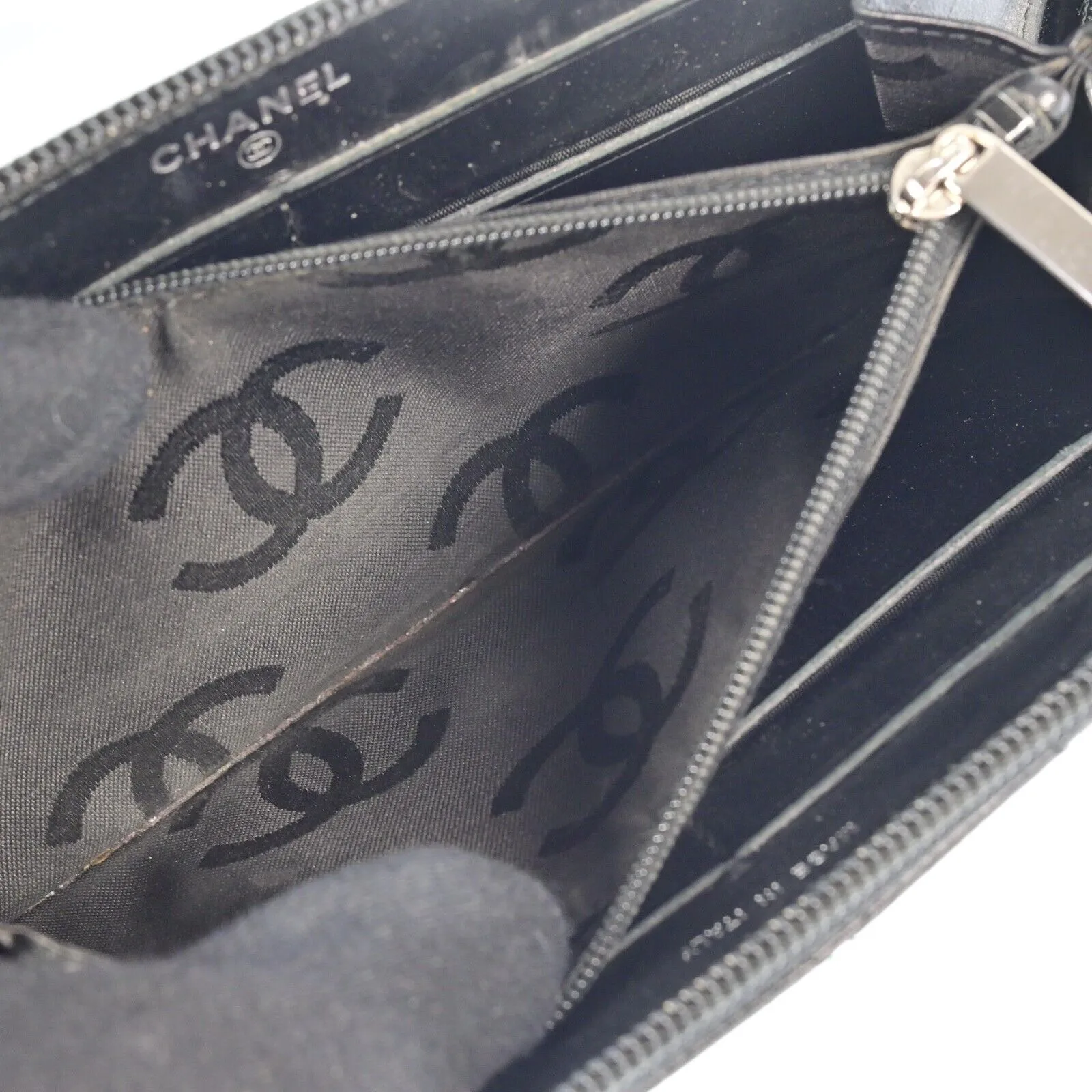 Chanel Cc Coco Logos Cambon Leather