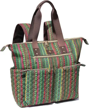 Diaper Tote Bag Totepack Backpack 2 in 1 for Women Multifunctional Large Capacity with Insulated Pockets Travel
