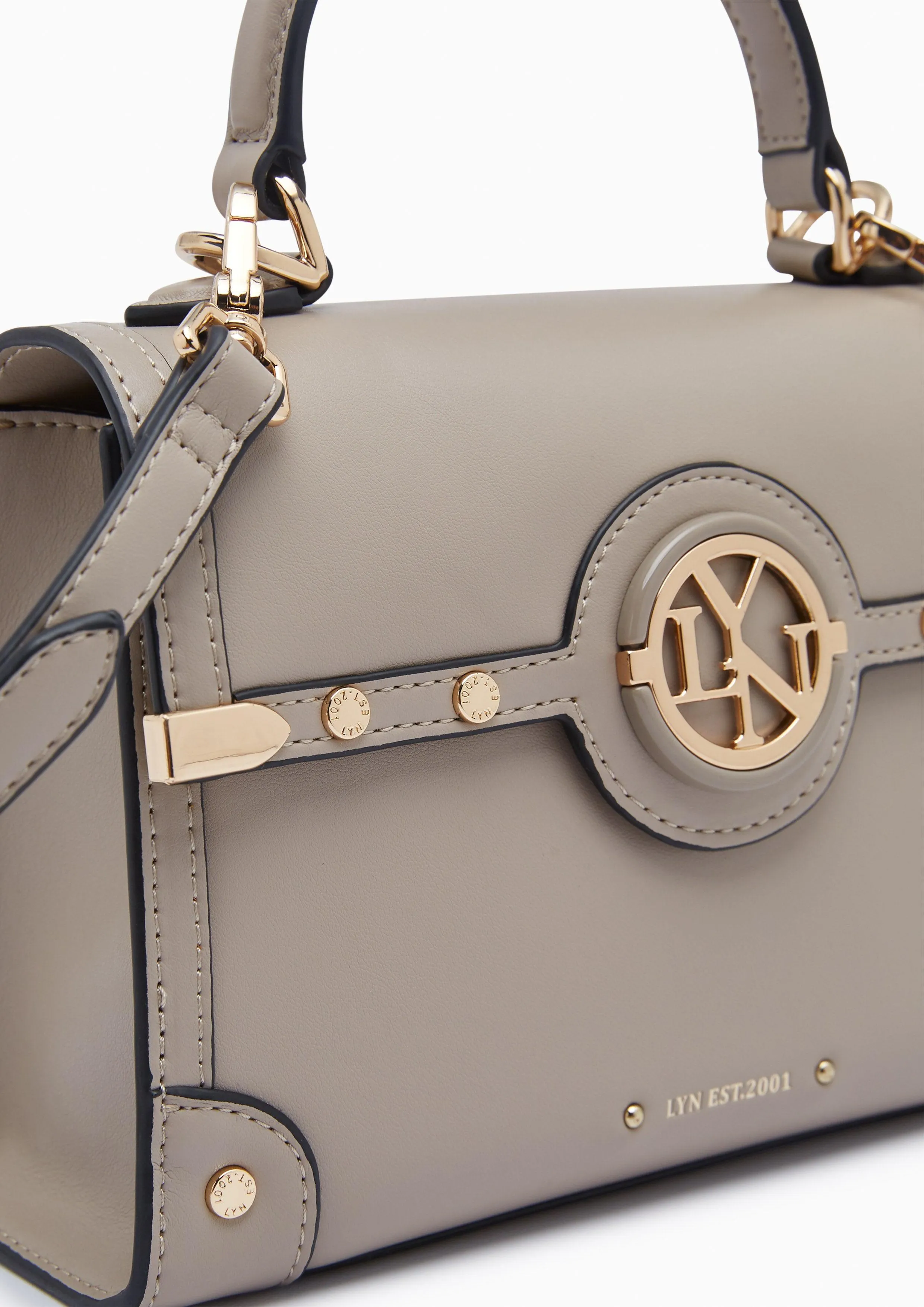Kevon Top Handle M Handbag - Taupe