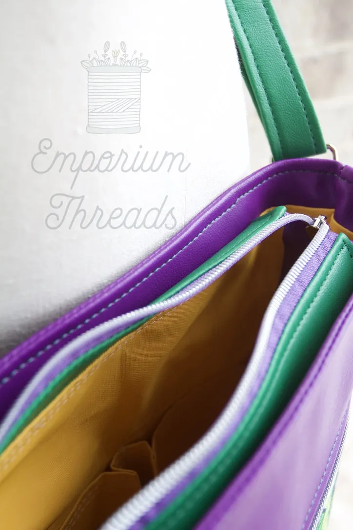 Mardi Gras Princess Crossbody Bag