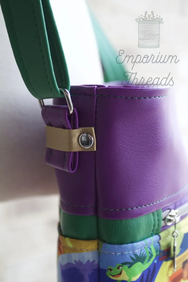Mardi Gras Princess Crossbody Bag
