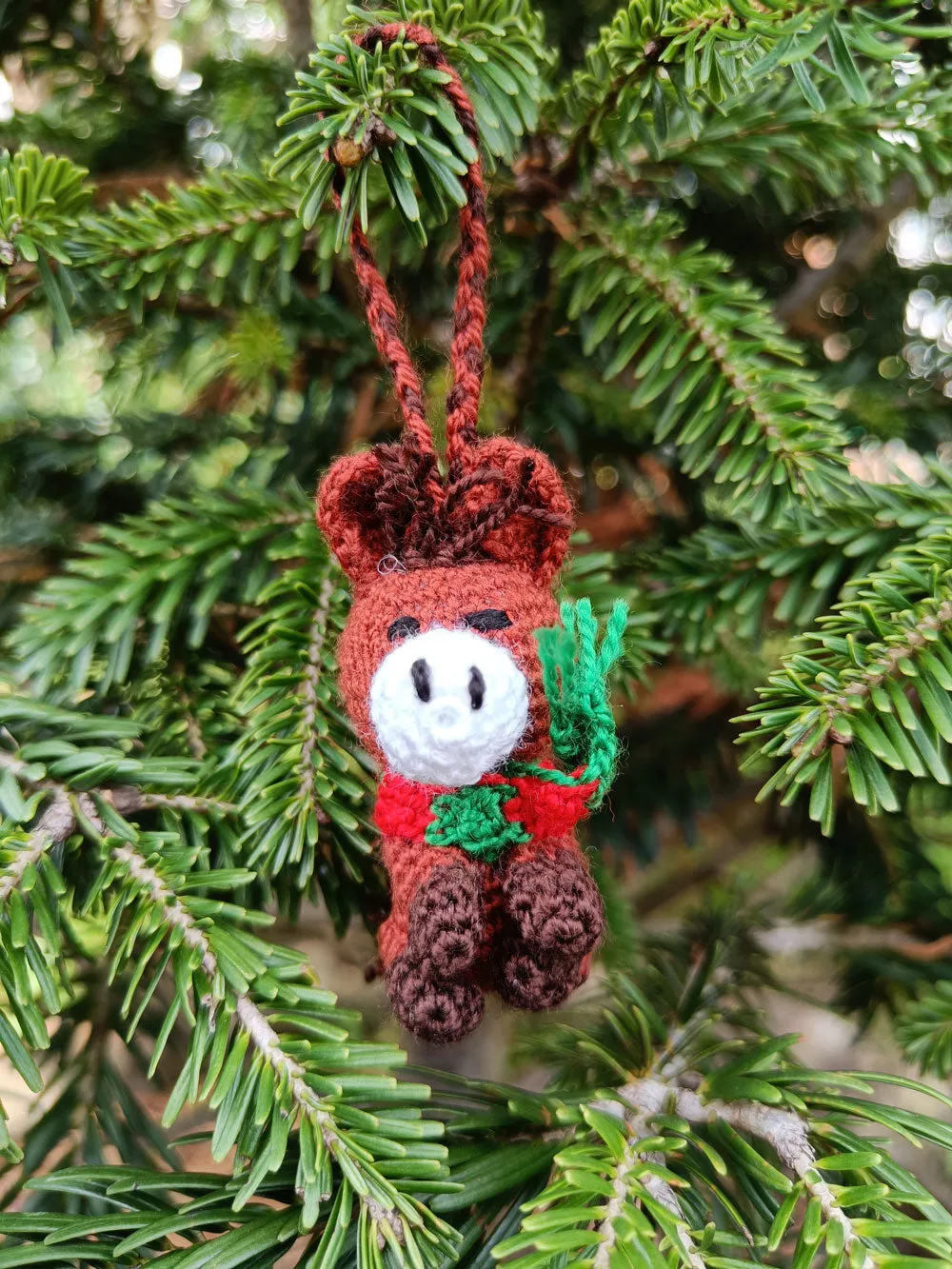 Mini Crochet (Amigurumi) Cute and Festive Animals Decoration