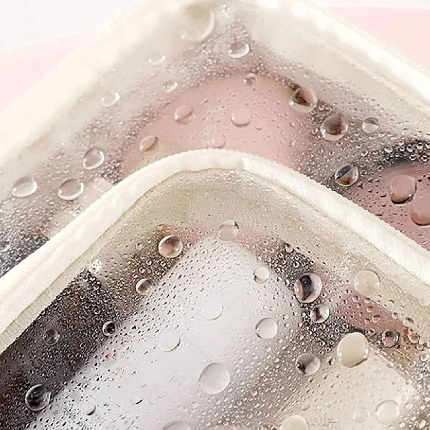 Multi Compartment Toiletry Cosmetics Bag, Set Patient Travel Toiletry Bag, Large Capacity Travel Toiletry Bag Waterproof Cosmetic Bag, For Women Girls Travel (White)