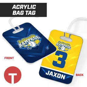 Robbinsville Rampage - Hard Acrylic Bag Tag