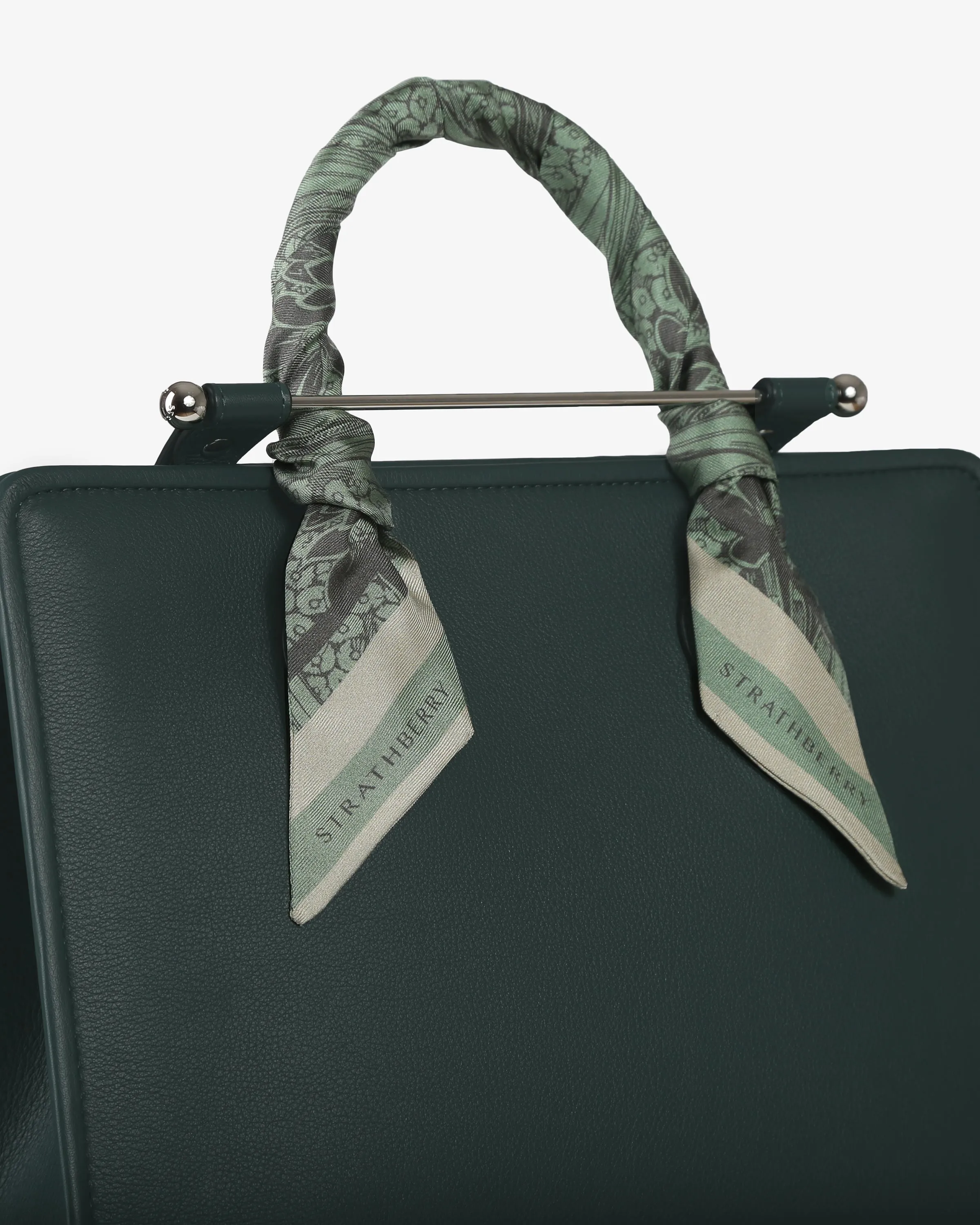 Silk Skinny Scarf - Wallpaper Sage