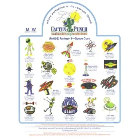 Space Case Embroidery CD by Cactus Punch