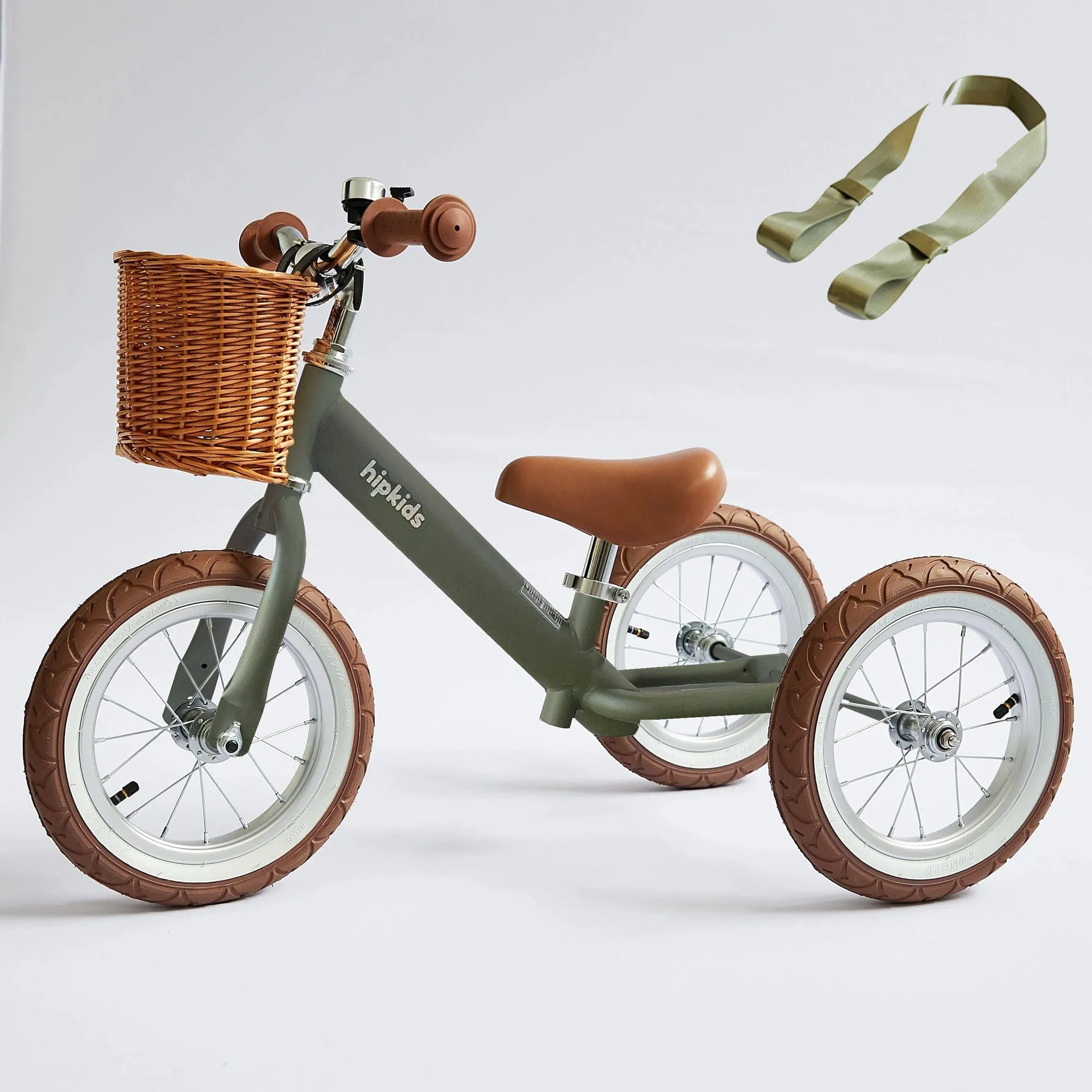 Steel 2 in 1 Trike with Carry Strap Bundle