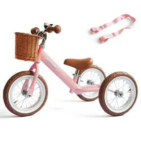 Steel 2 in 1 Trike with Carry Strap Bundle