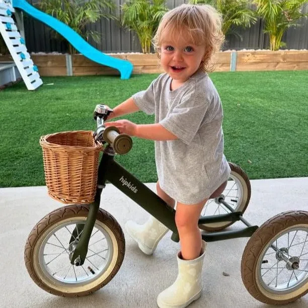 Steel 2 in 1 Trike with Carry Strap Bundle