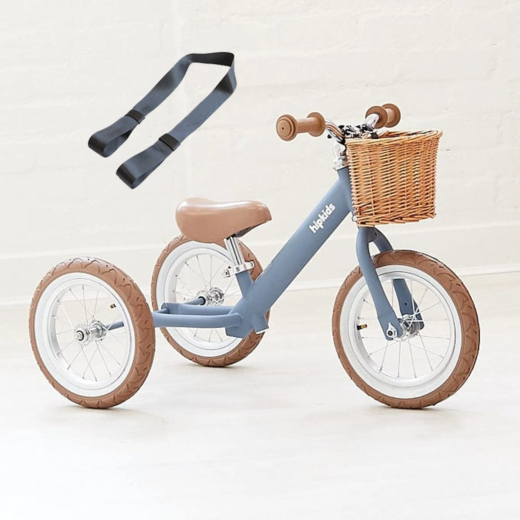 Steel 2 in 1 Trike with Carry Strap Bundle