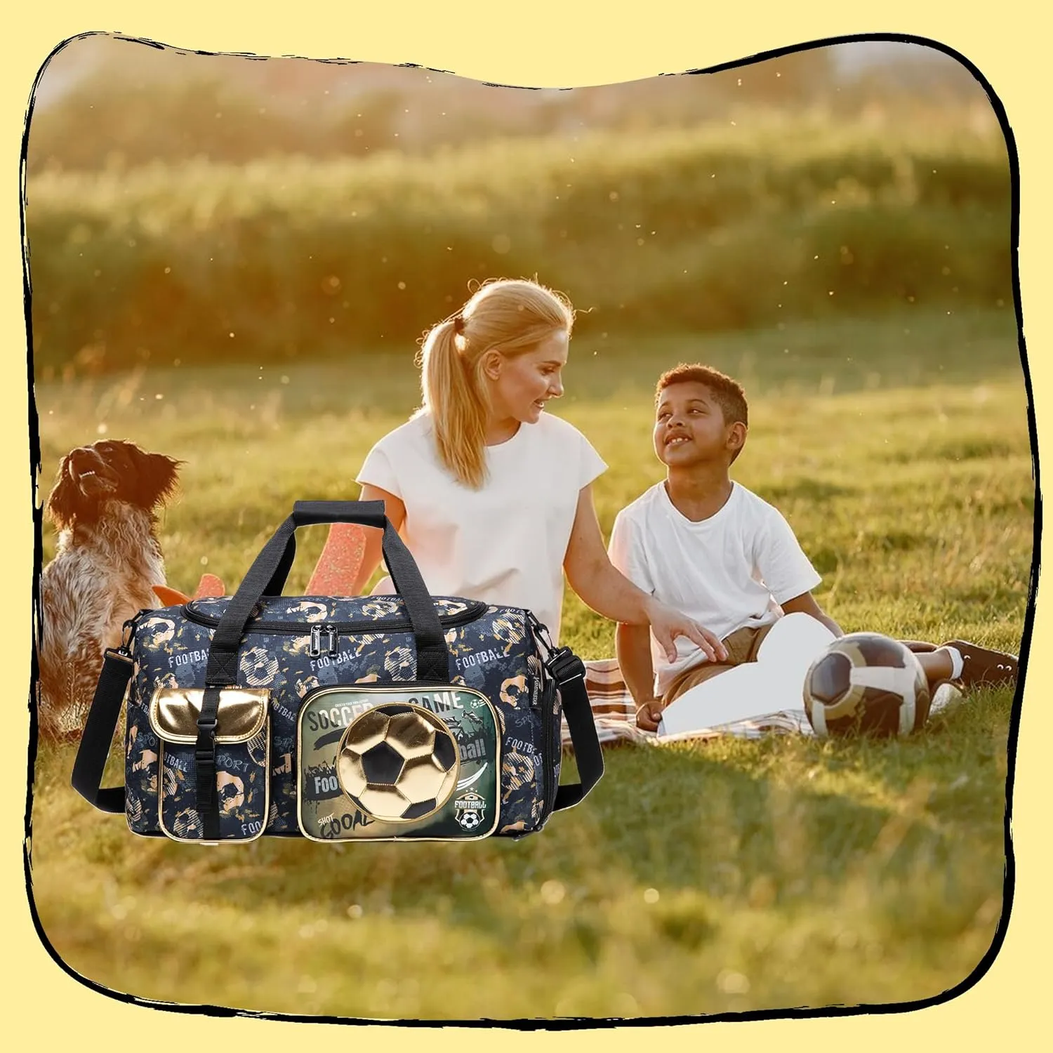 Travel Bag for Children Girls Boys Swimming Bag Kids Duffle Bag Sports Bag with Shoe Compartment Duffel Sport Carry On Weekender Kids Duffle Bag