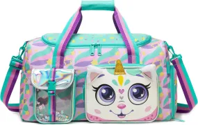 Travel Bag for Children Girls Boys Swimming Bag Kids Duffle Bag Sports Bag with Shoe Compartment Duffel Sport Carry On Weekender Kids Duffle Bag