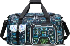 Travel Bag for Children Girls Boys Swimming Bag Kids Duffle Bag Sports Bag with Shoe Compartment Duffel Sport Carry On Weekender Kids Duffle Bag