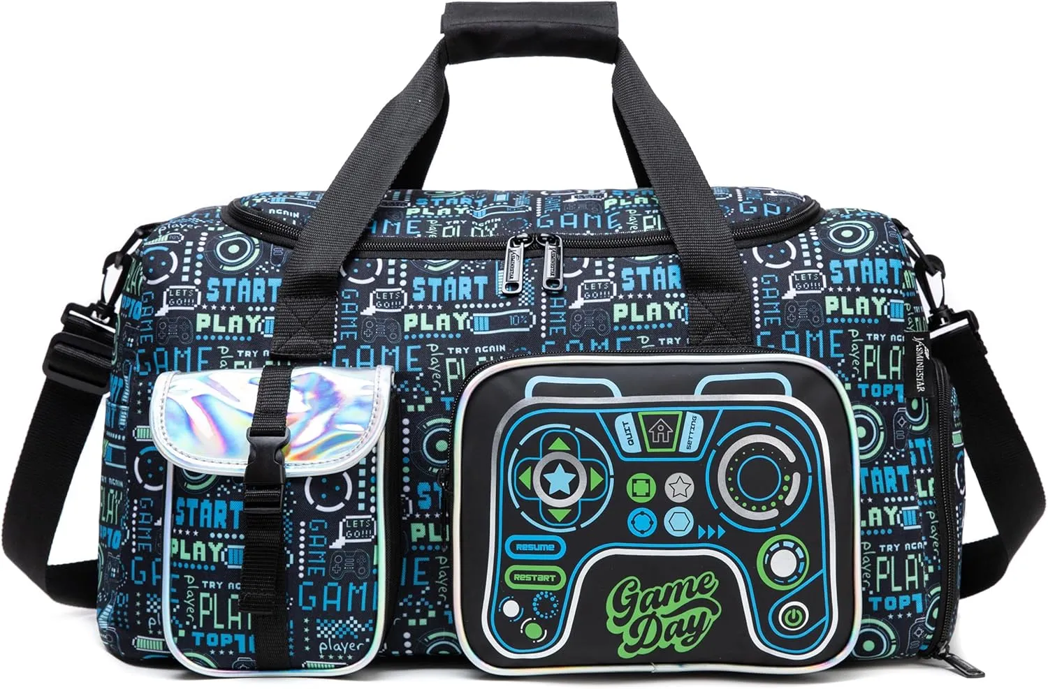 Travel Bag for Children Girls Boys Swimming Bag Kids Duffle Bag Sports Bag with Shoe Compartment Duffel Sport Carry On Weekender Kids Duffle Bag