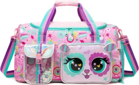 Travel Bag for Children Girls Boys Swimming Bag Kids Duffle Bag Sports Bag with Shoe Compartment Duffel Sport Carry On Weekender Kids Duffle Bag