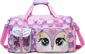 Travel Bag for Children Girls Boys Swimming Bag Kids Duffle Bag Sports Bag with Shoe Compartment Duffel Sport Carry On Weekender Kids Duffle Bag