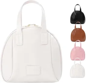 Waterproof Multi-layered Shell-Shaped Cosmetic Bag,Portable & Durable with Zipper Closure,Perfect for Gym,Beach (White)